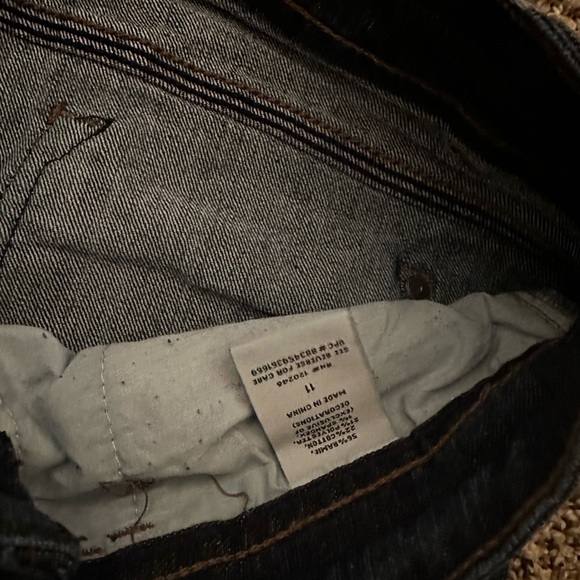 BONGO Blue Jean Shorts with Cuffed Hem and Stretchy Fit - Picture 3 of 3